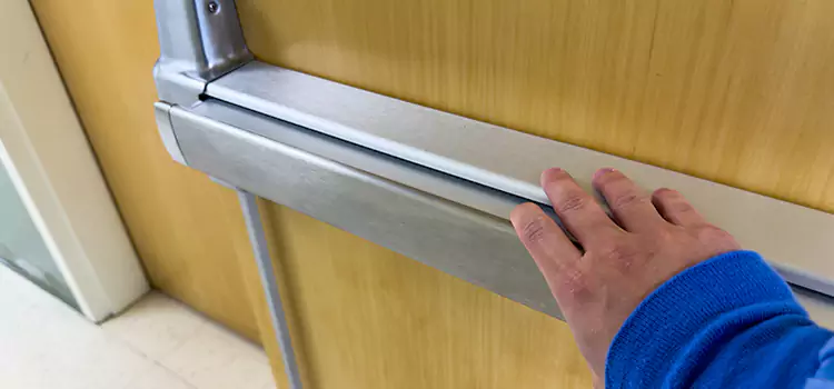 Installing a Push Bar on a Door Golden Gate
